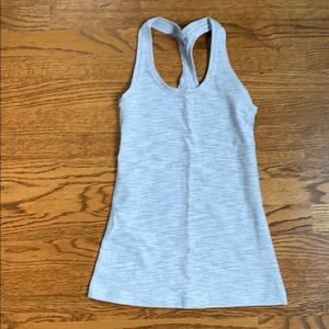 Lululemon Cool Racer Back Grey Spacedye